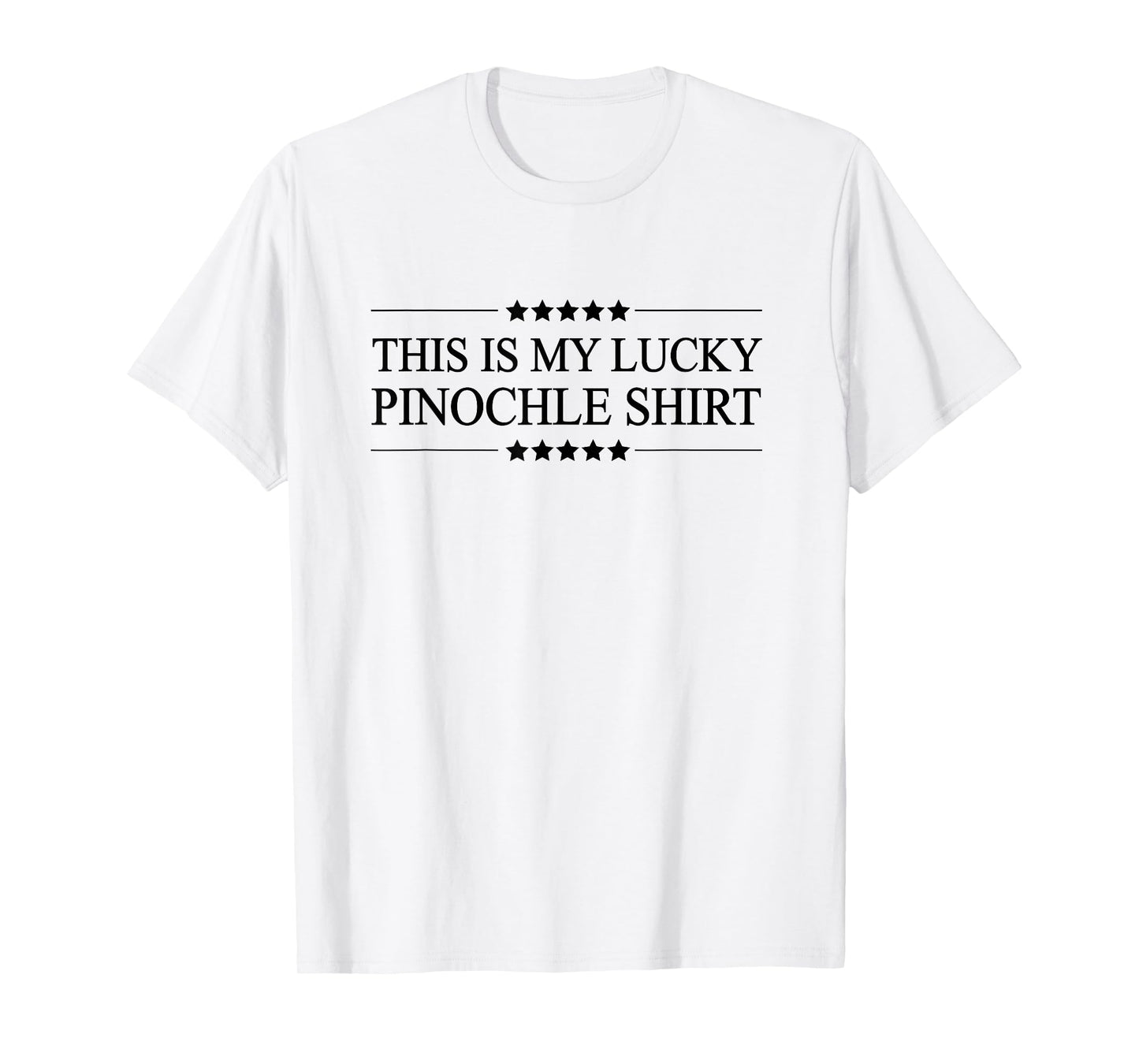 This is My Lucky Pinochle Shirt Funny Graphic T-Shirt