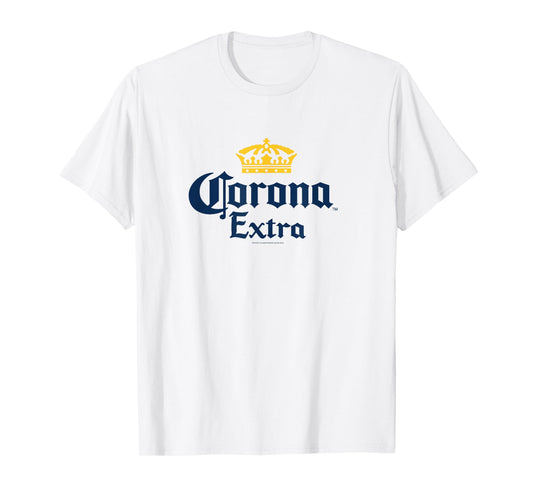 Officially Licensed Corona Extra Crown Logo T-Shirt Small