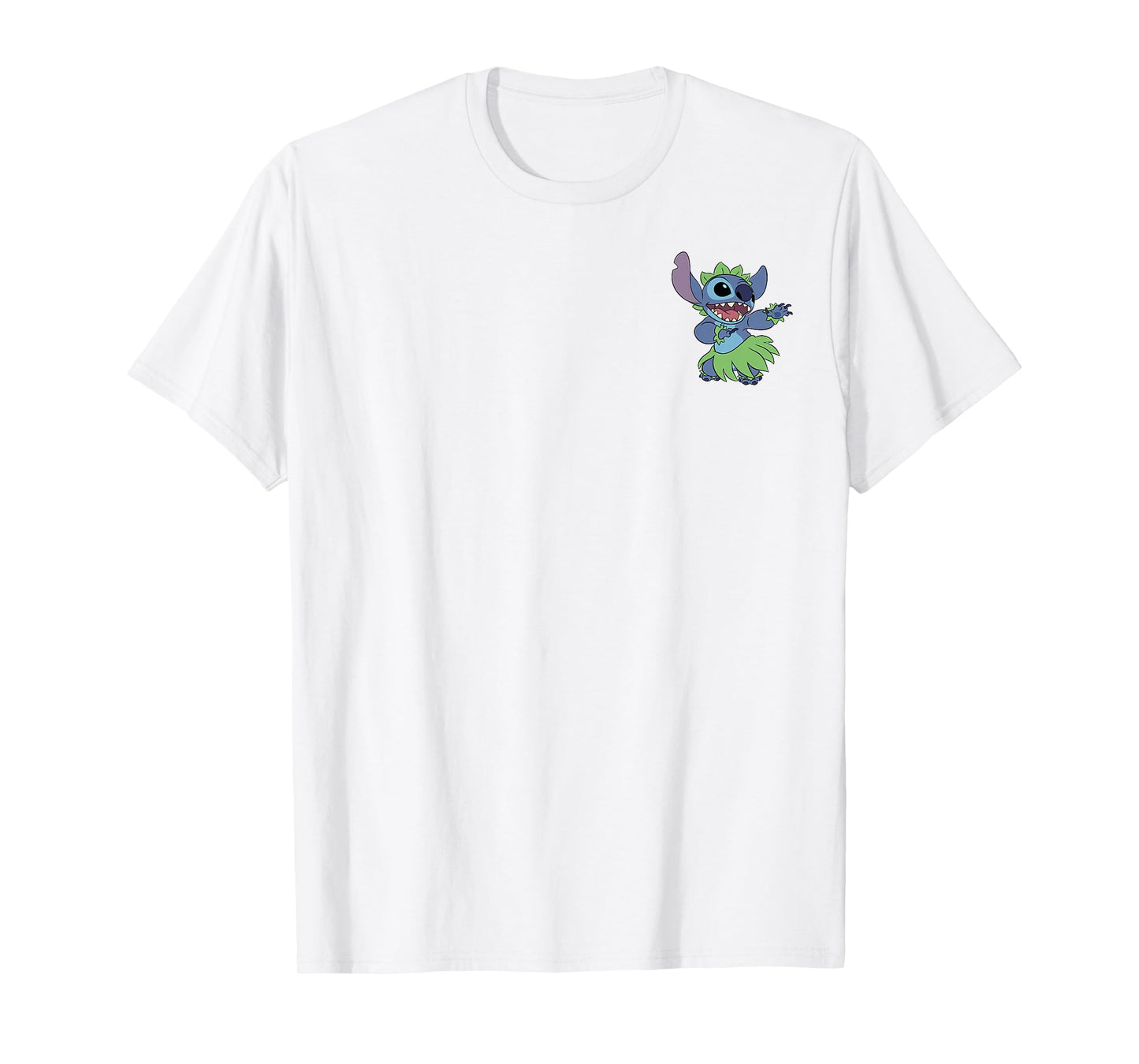 Disney Lilo & Stitch Hula Dance Stitch Small Pocket Logo T-Shirt