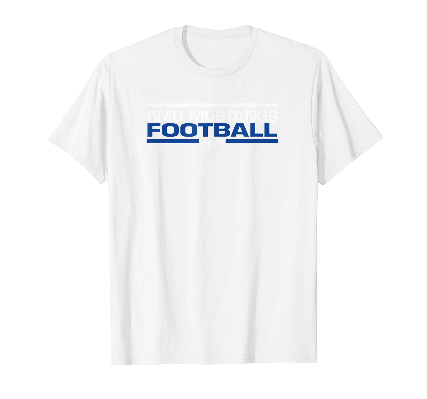 SMU Mustangs Football Tackle Red Officially Licensed T-Shirt