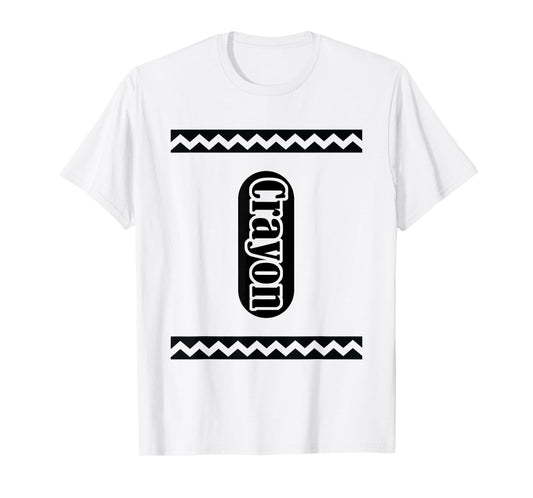 Crayon Costume Adult Women Crayon Halloween Costume T-Shirt