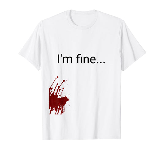 Halloween Zombie victim costume t Shirt men women