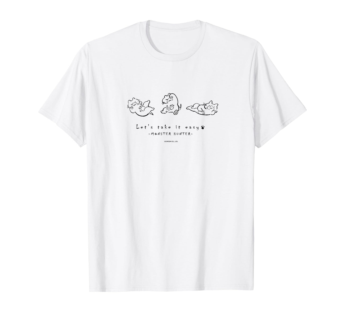 Monster Hunter Line Art (B) T-Shirt