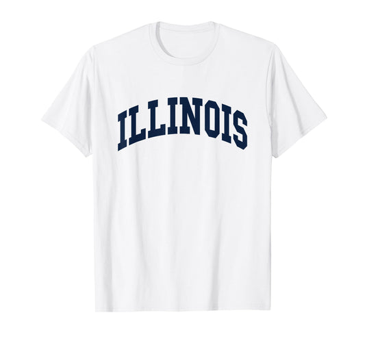 Illinois - Throwback Design - Classic T-Shirt