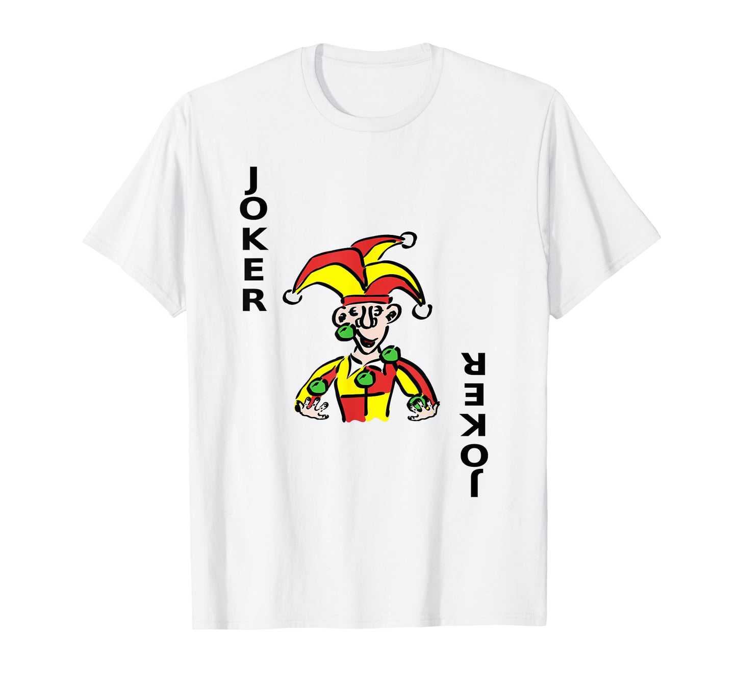 Joker Card Deck Of Cards Halloween Costume Matching Gift T-Shirt