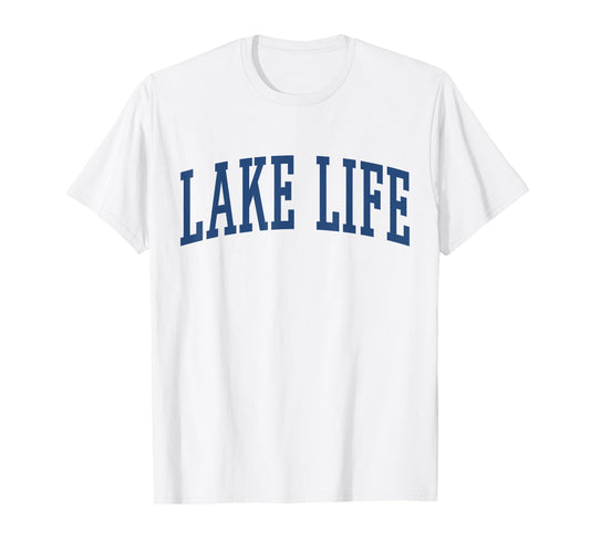 Classic Varsity Grey Lake Life T-Shirt