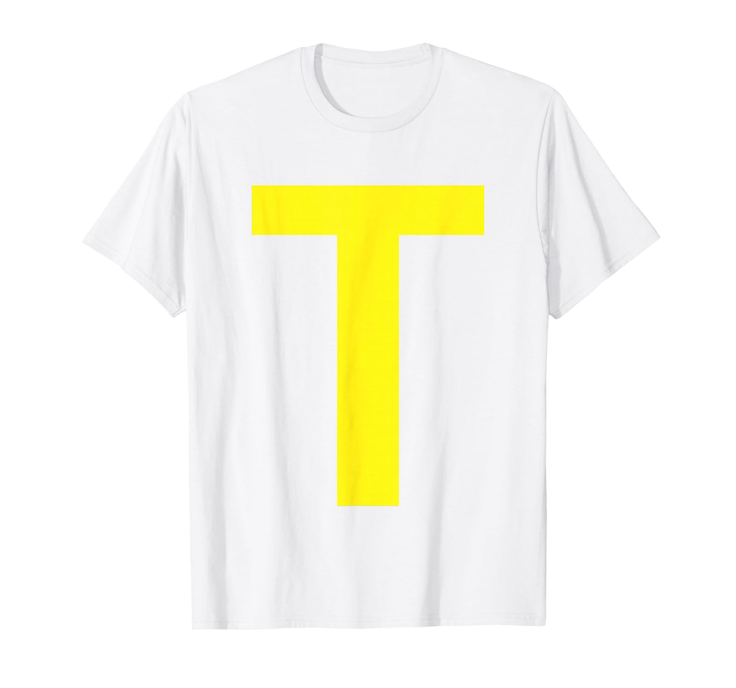 Letter T Funny Group Matching Halloween Costume T-Shirt