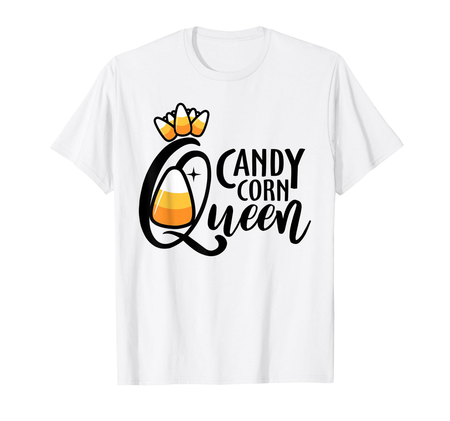 Candy Corn Queen Funny Halloween Costume T-Shirt