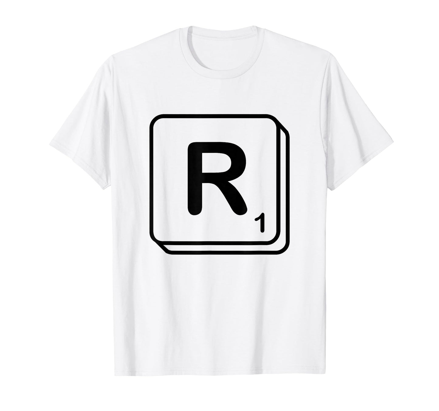 Letter R Word Game Tile T-Shirt