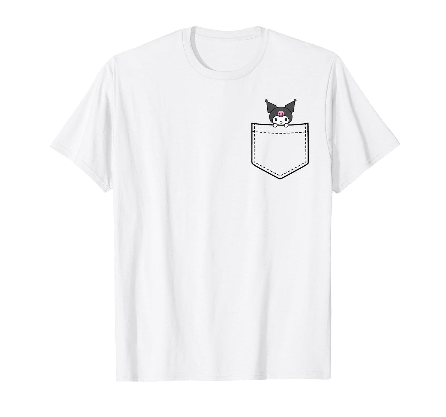 Kuromi Chest Pocket T-Shirt