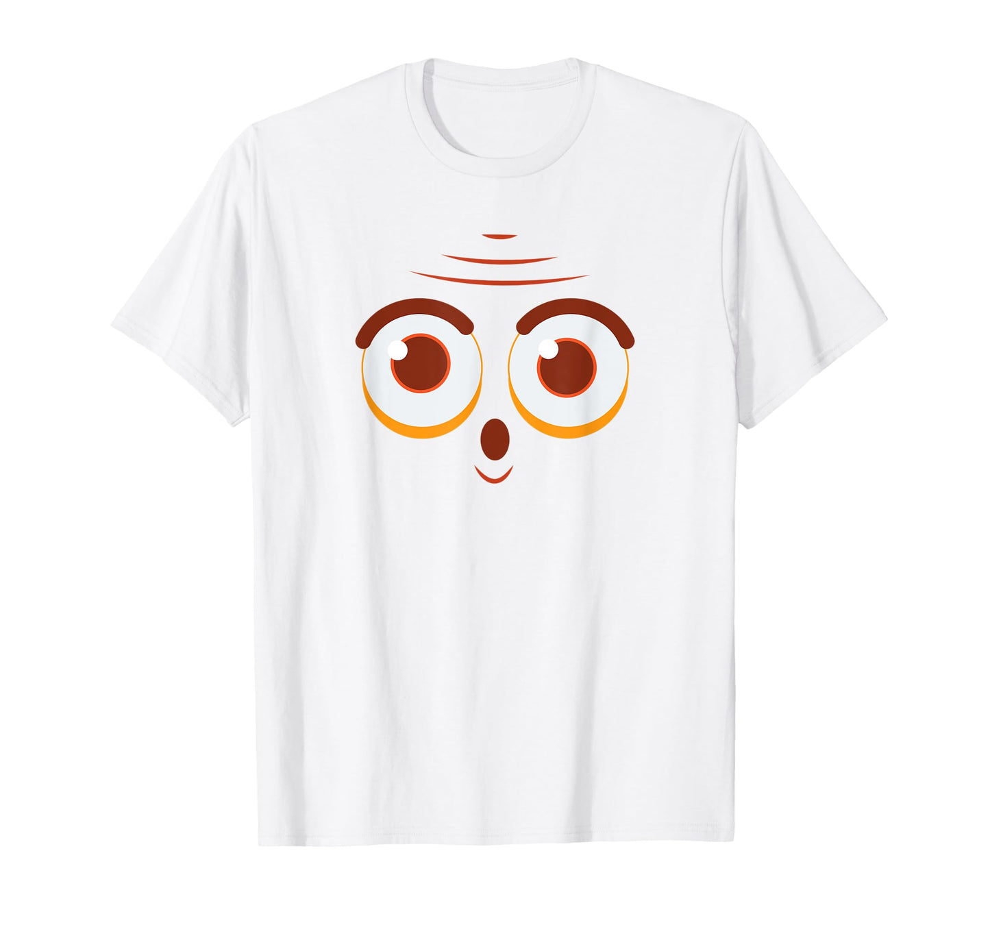 Spooky Monster Face Funny Halloween Matching Costume Outfit T-Shirt