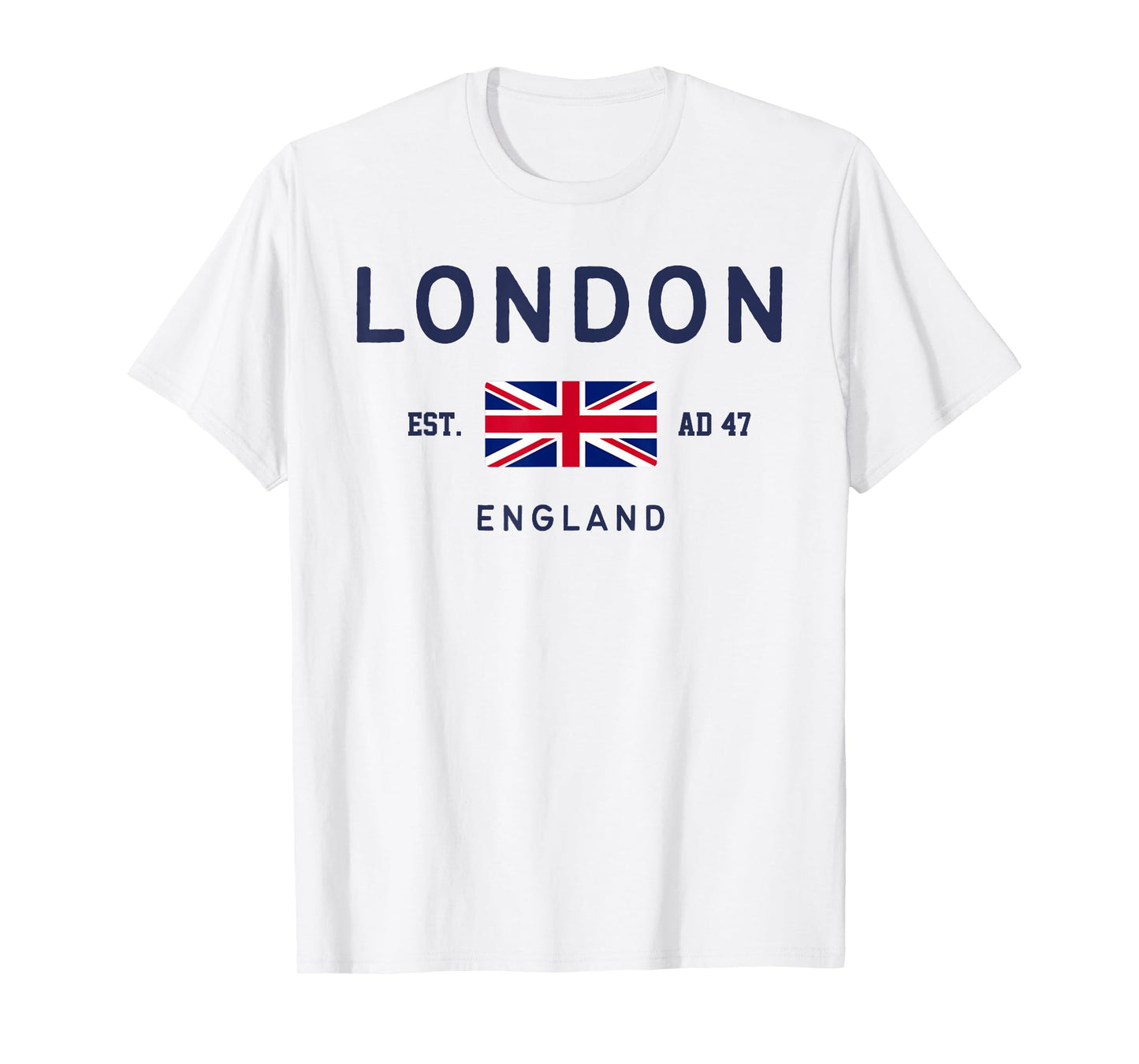 London Est AD 47 England UK Flag T-Shirt
