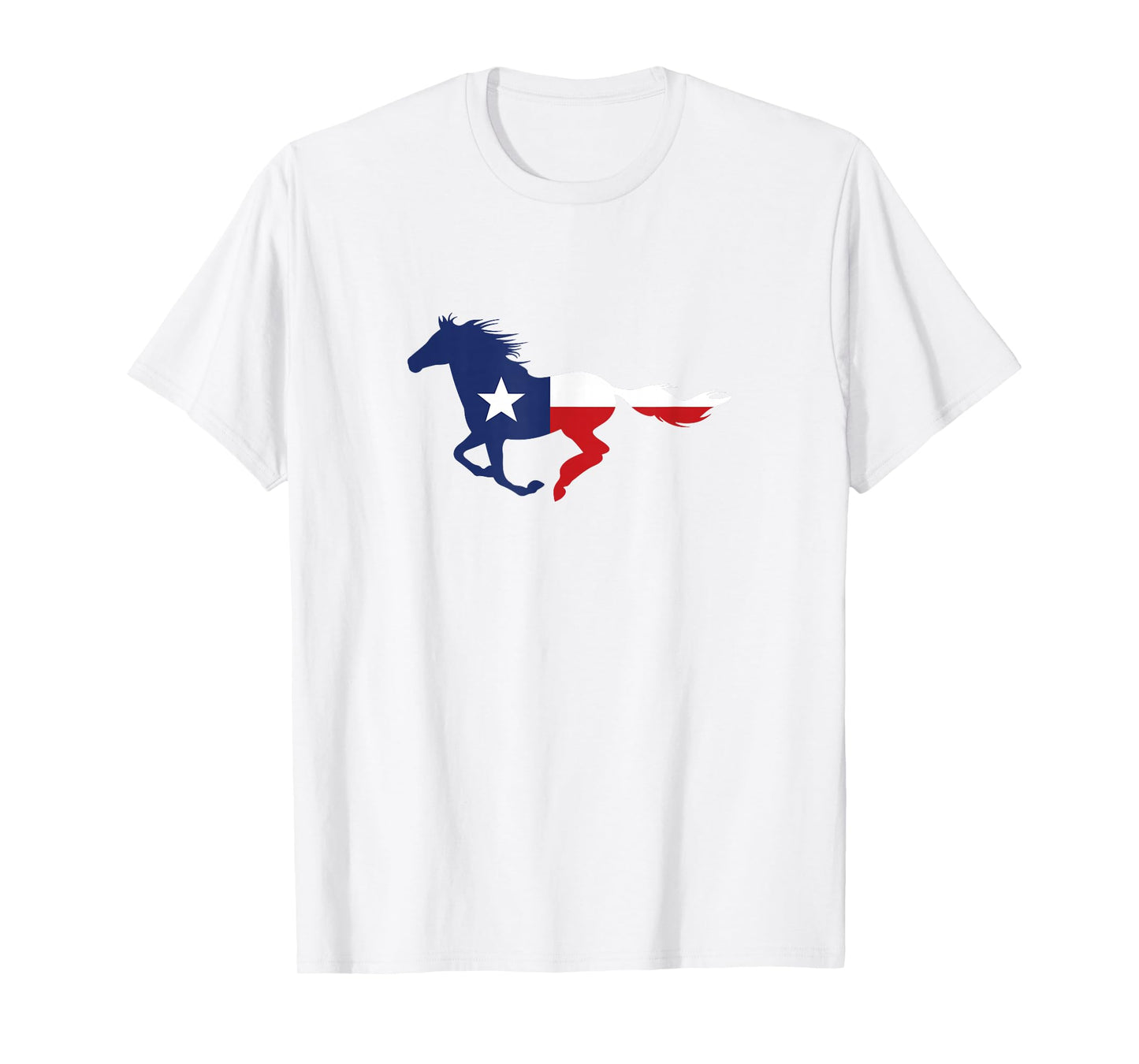 Texas State Flag Running Horse T-Shirt T-Shirt