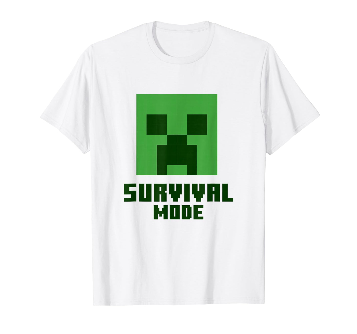 Minecraft Survival Mode Creeper Pixel Icon T-Shirt