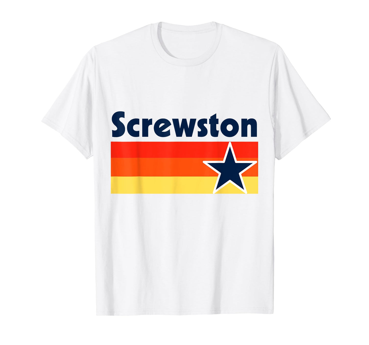 Screwston Texas H-town Houston Retro T-Shirt