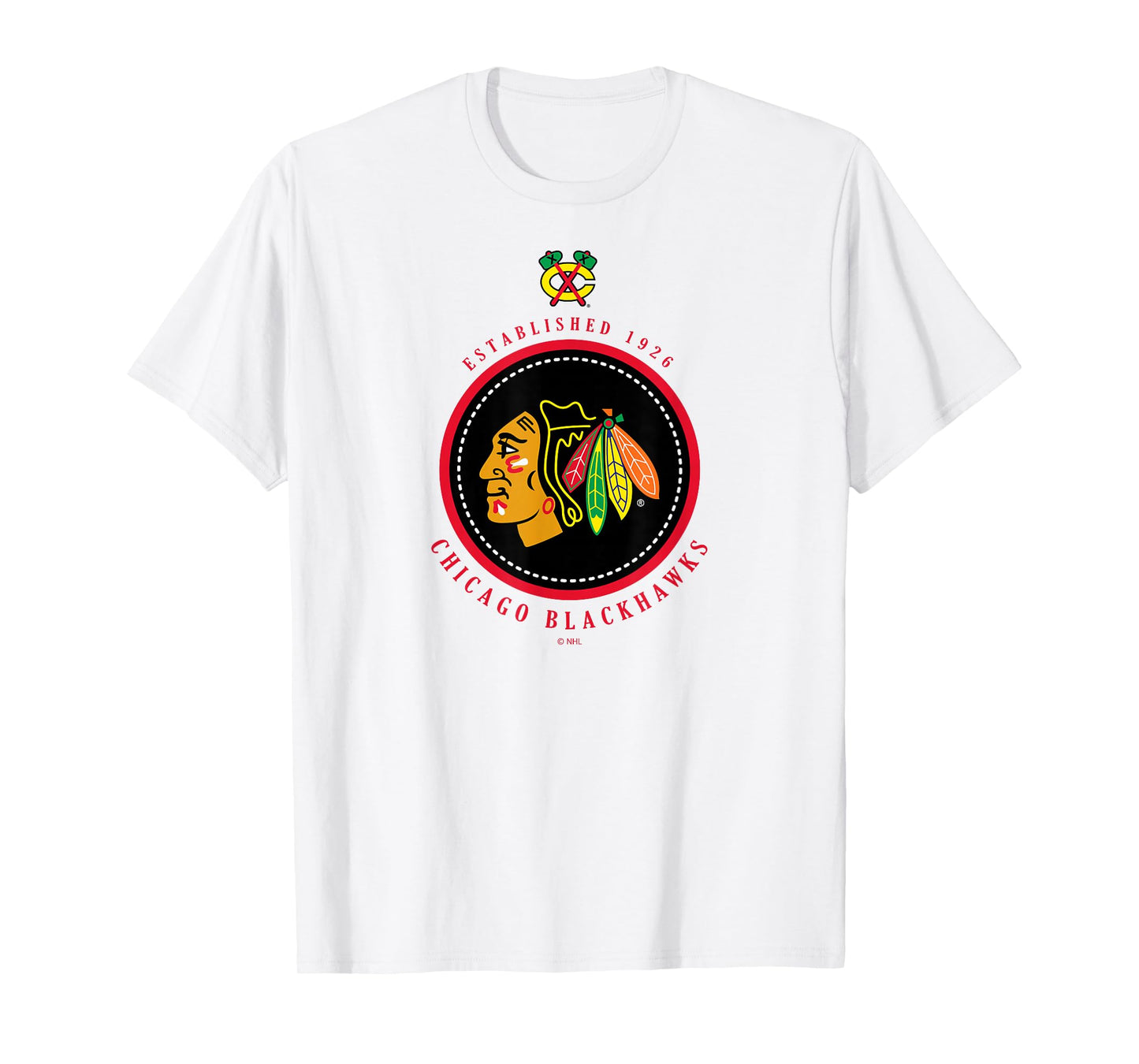 Chicago Blackhawks Est 1926 Gray Officially Licensed T-Shirt