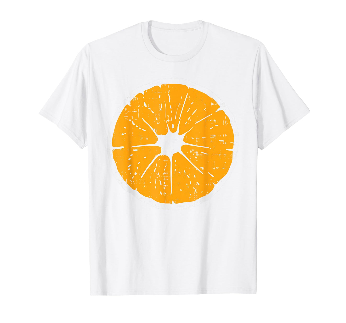 Mandarin Orange Funny Fruit Lazy DIY Easy Halloween Costume T-Shirt