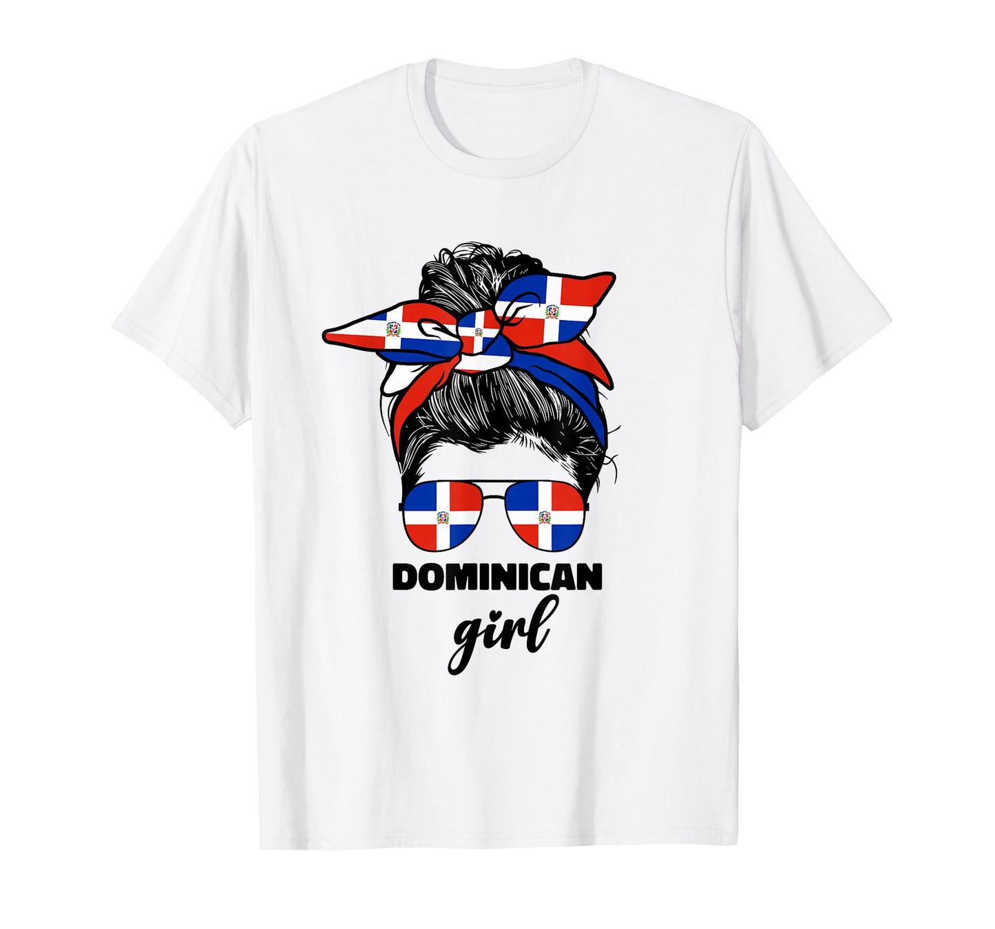 Dominican Girl For Women Republic República Dominicana Flag T-Shirt