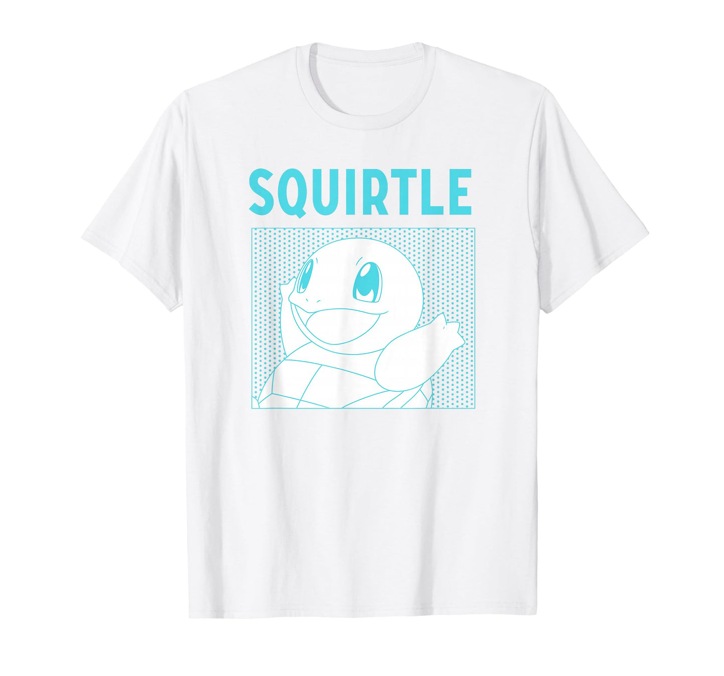 Pokémon Squirtle Adorable Comic Box Panel Portrait T-Shirt
