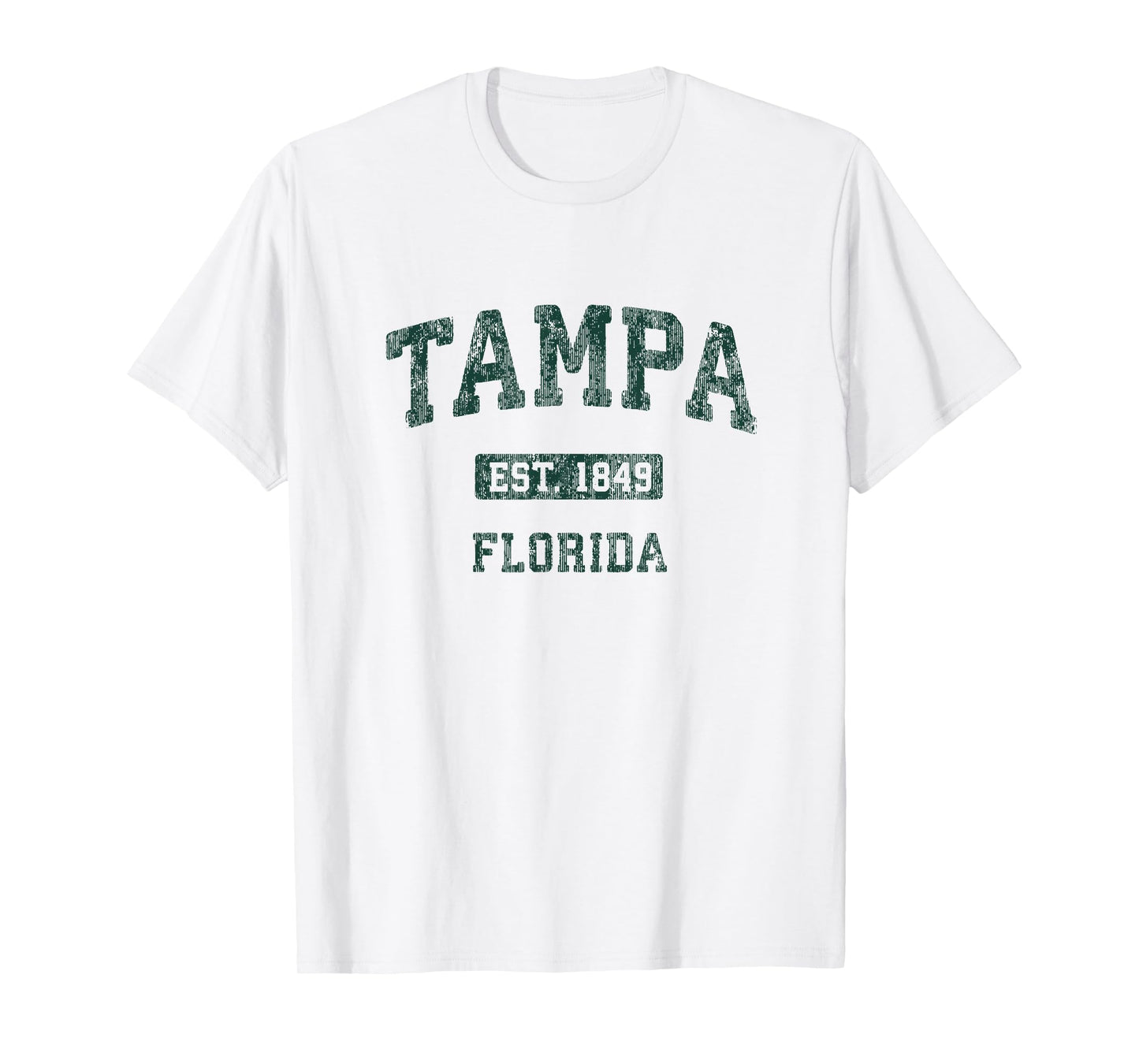 Tampa Florida FL Vintage Athletic Sports Design T-Shirt