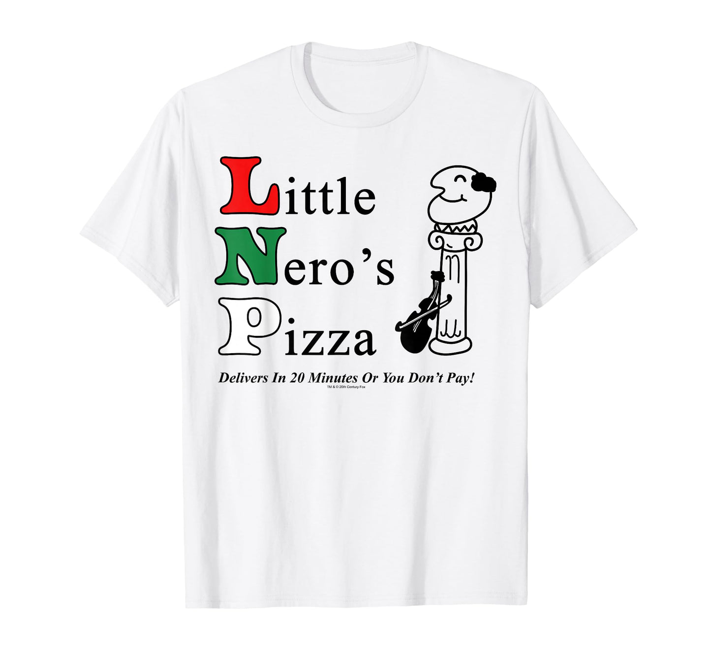 Home Alone Little Nero's Pizza Logo T-Shirt