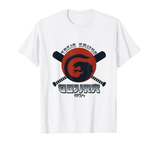 Team Kaijus Retro 1954 Baseball Japanese Fan Tokyo T Shirt T-Shirt