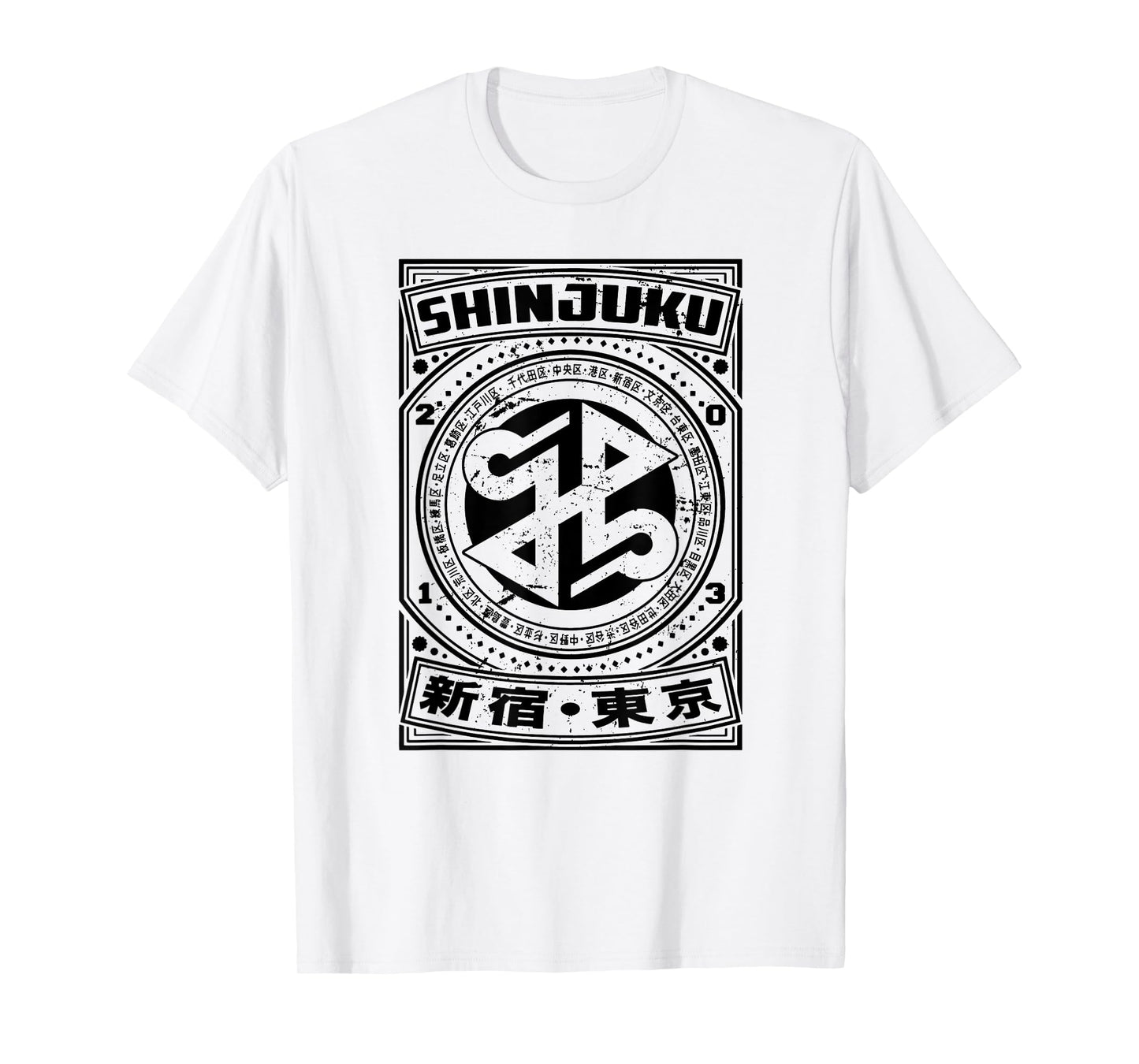 Shinjuku Tokyo Japanese Kanji Character Otaku Fan Souvenir T-Shirt