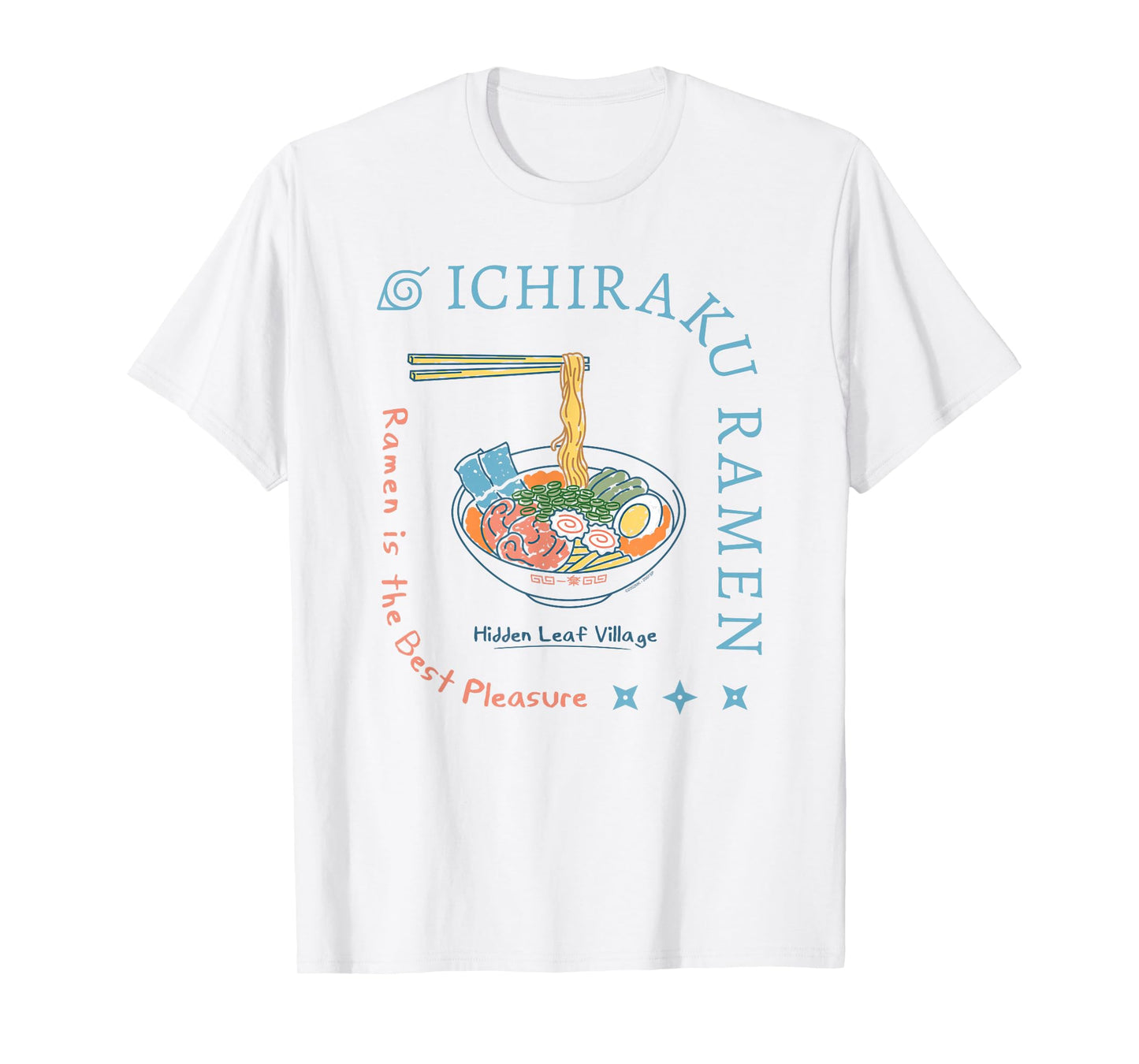 Naruto Shippuden Ichiraku Ramen Dinner Party Anime T-Shirt