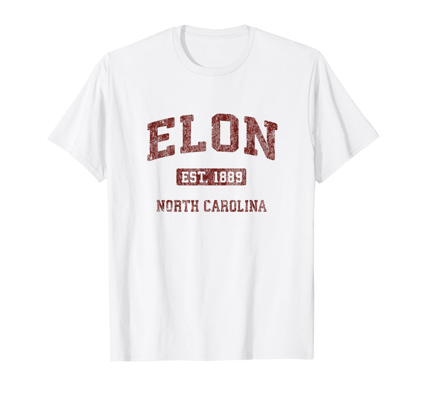 Elon North Carolina NC Vintage Athletic Sports Design T-Shirt