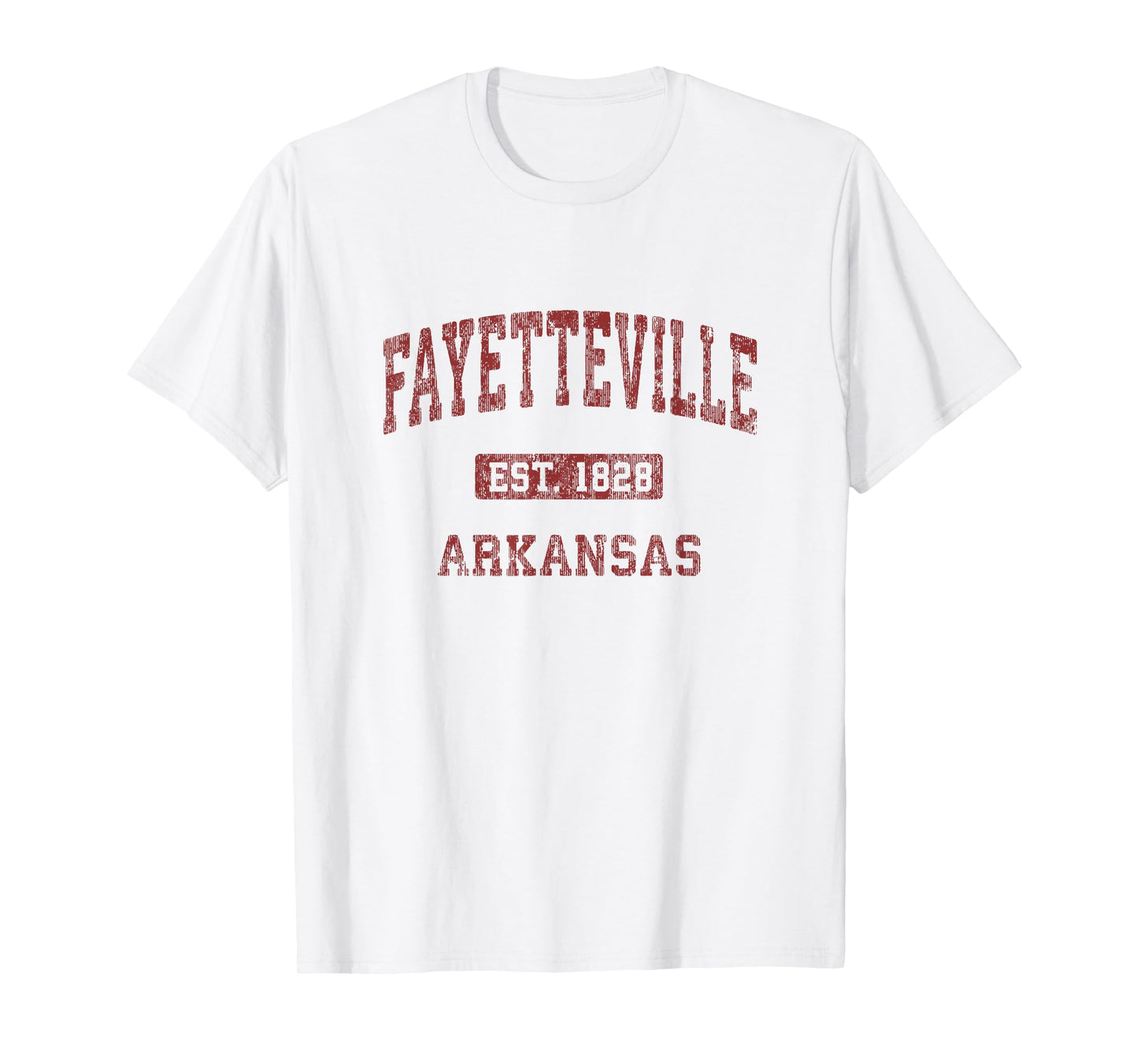 Fayetteville Arkansas AR Vintage Athletic Sports Design T-Shirt