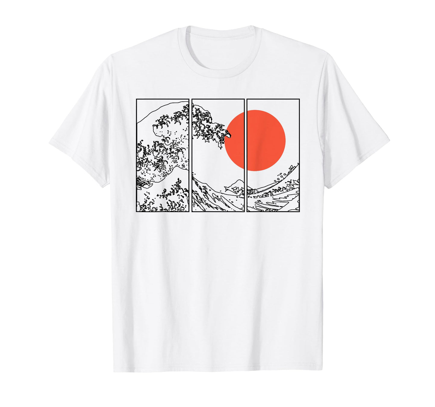 Vaporwave Great Wave off Kanagawa Japan Art Glitch men women T-Shirt