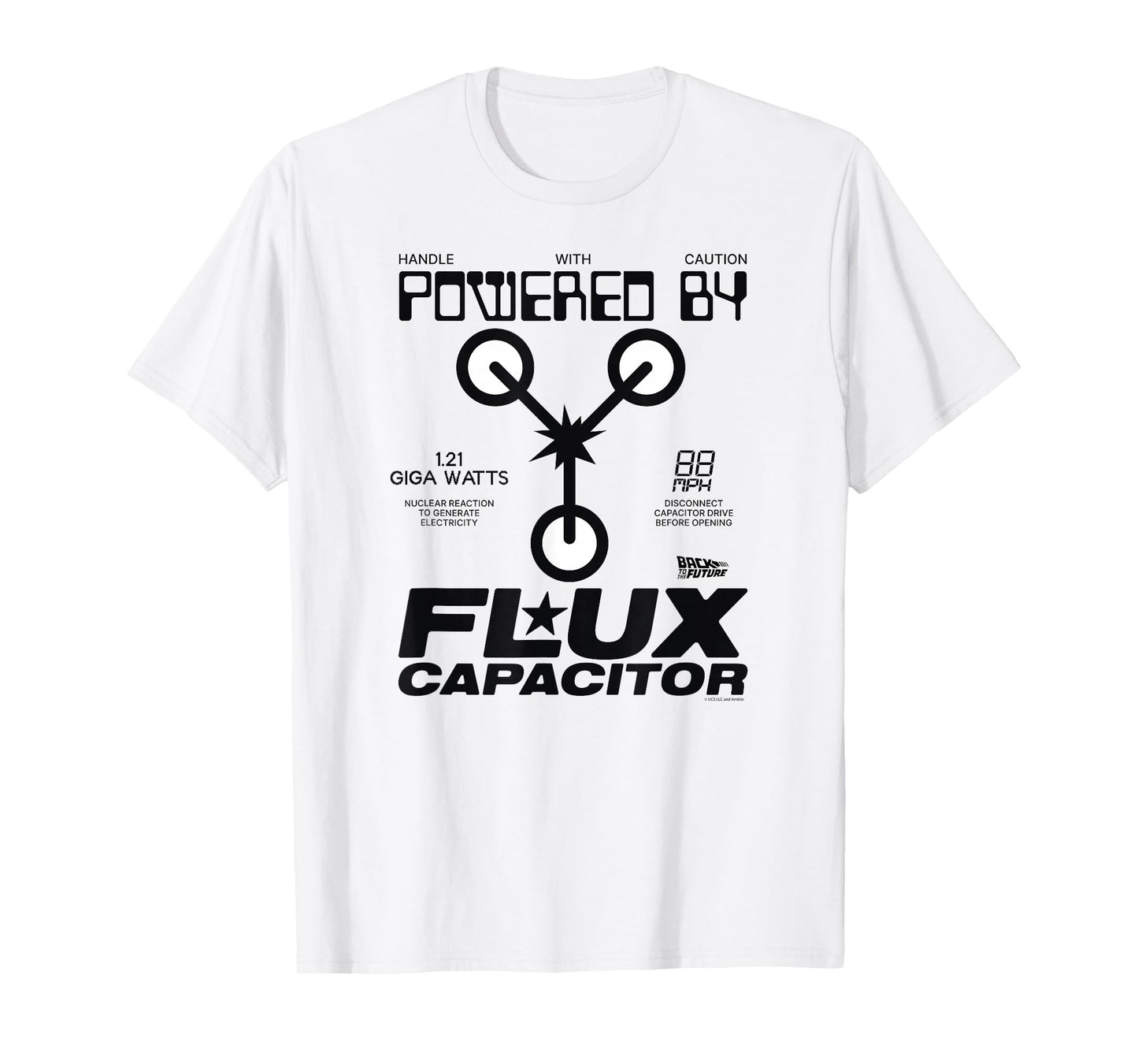 Back to The Future Powered by Flux T-Shirt