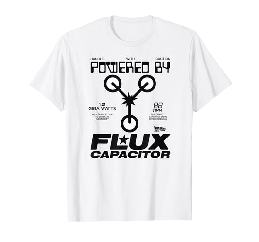 Back to The Future Powered by Flux T-Shirt