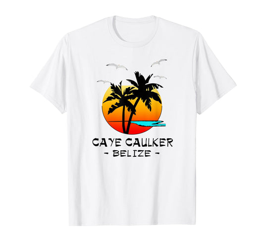 CAYE CAULKER BELIZE TROPICAL DESTINATION GIFT T-SHIRT