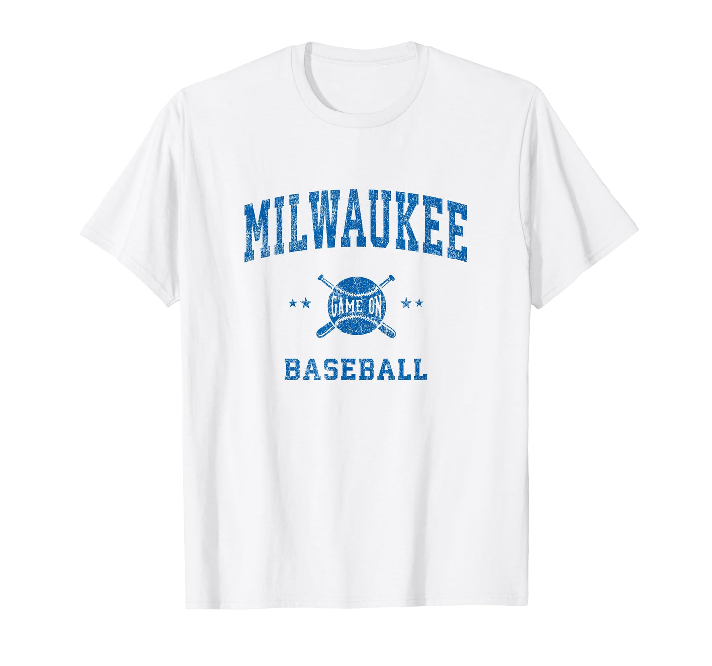 Milwaukee Vintage Baseball Throwback Retro Design T-Shirt