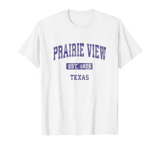 Prairie View Texas TX Vintage Athletic Sports Design T-Shirt