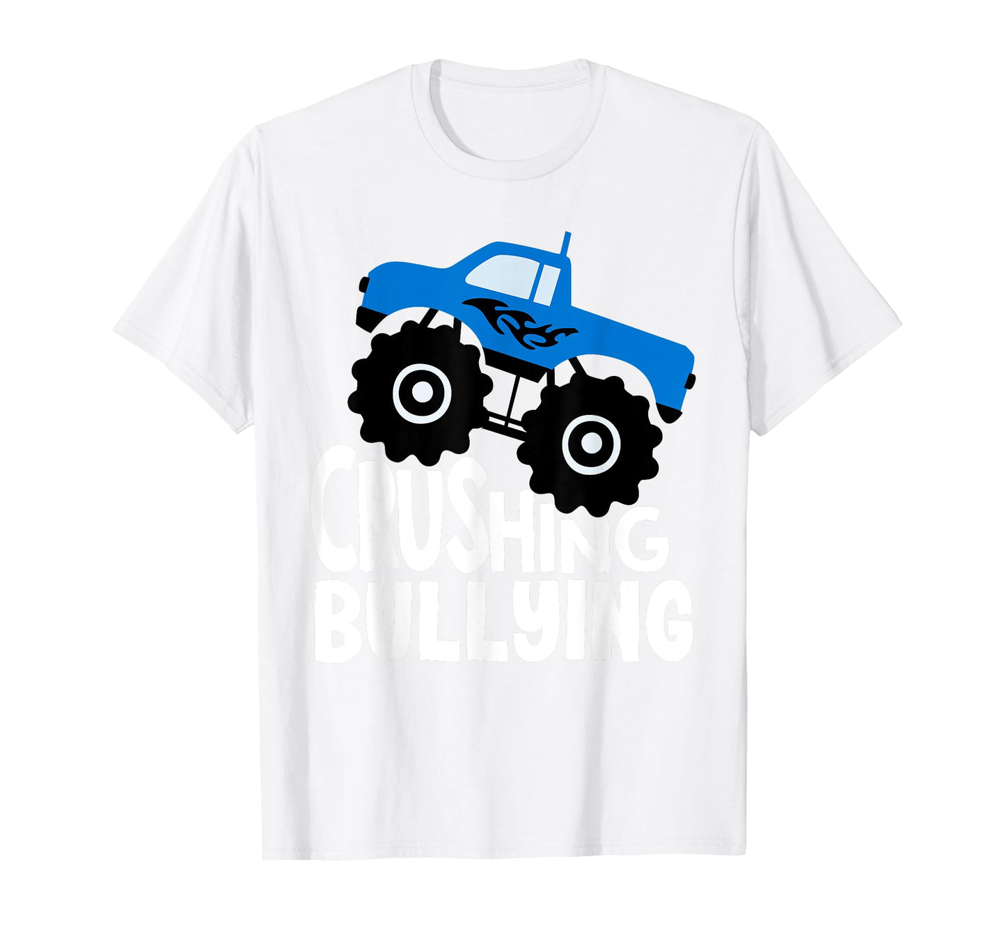 Crushing Bullying Monster Truck Kids Unity Day Orange 2023 T-Shirt