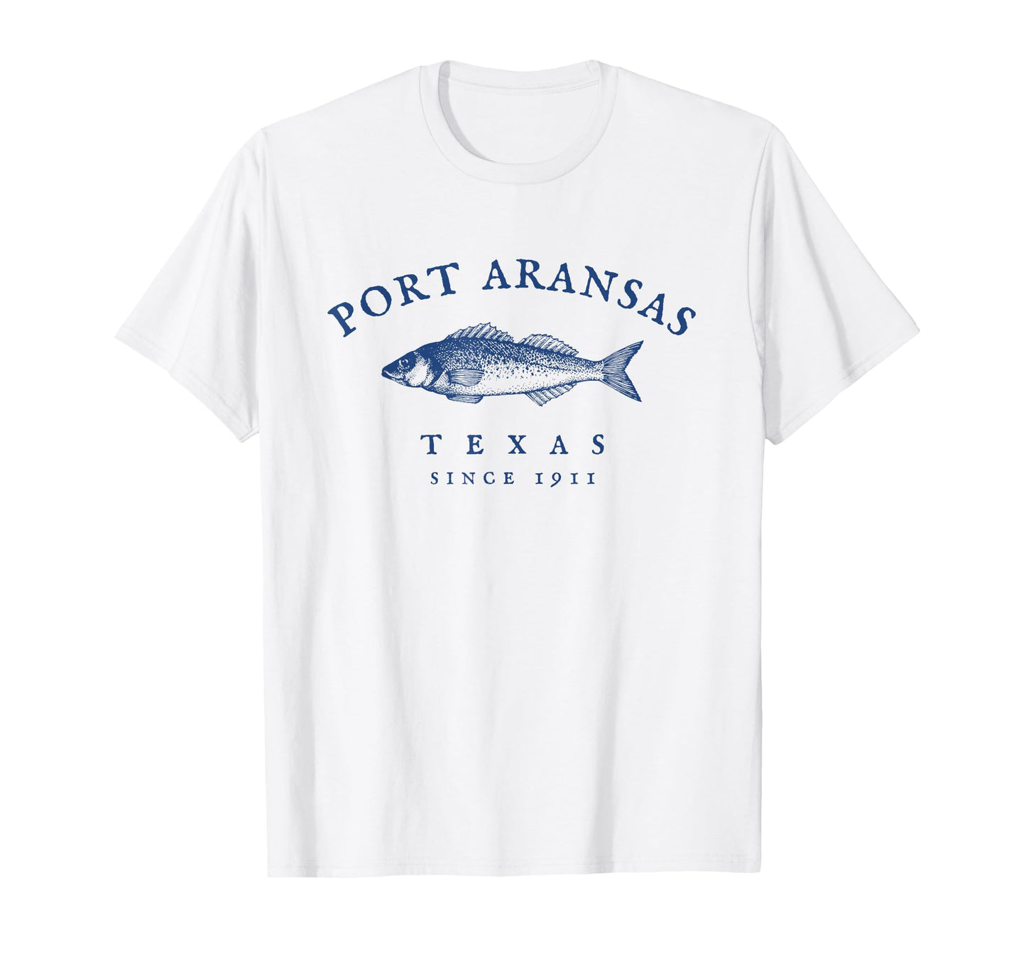 Retro Port Aransas Texas Fishing T-Shirt