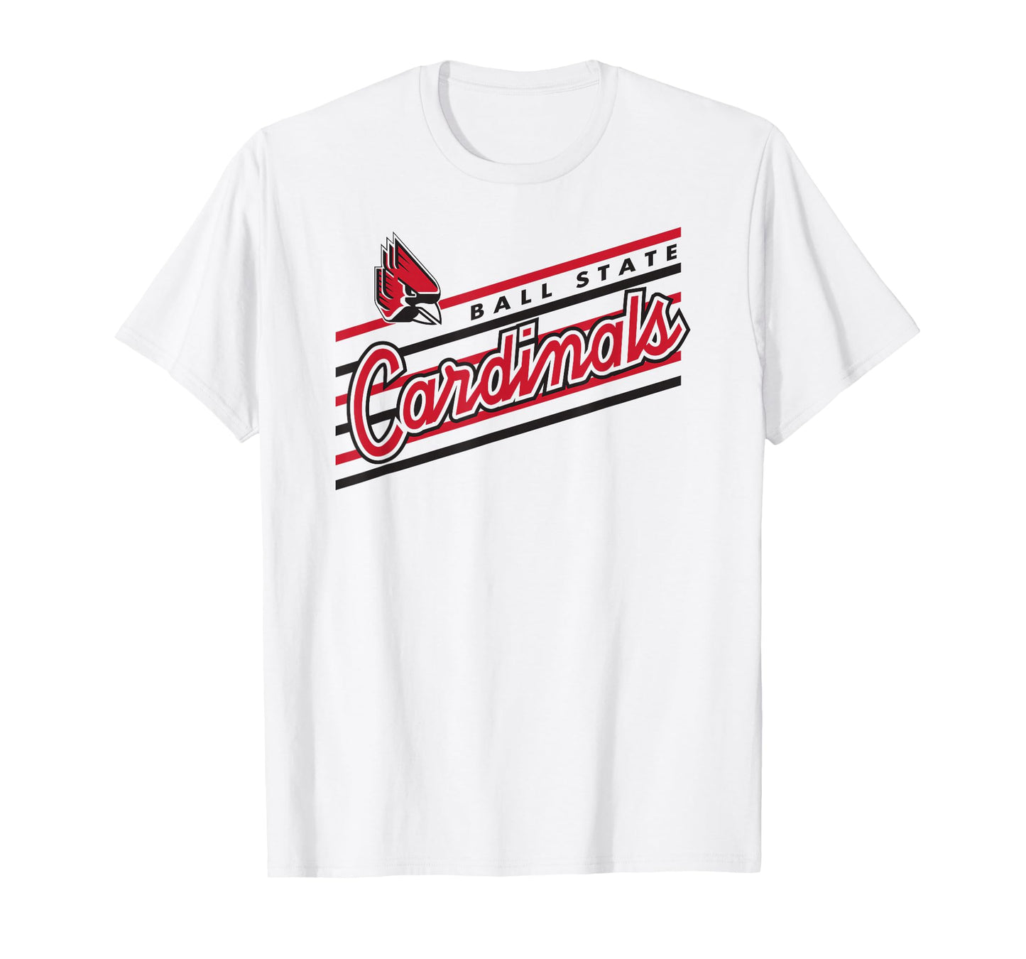 Ball State Cardinals Retro Performer White T-Shirt
