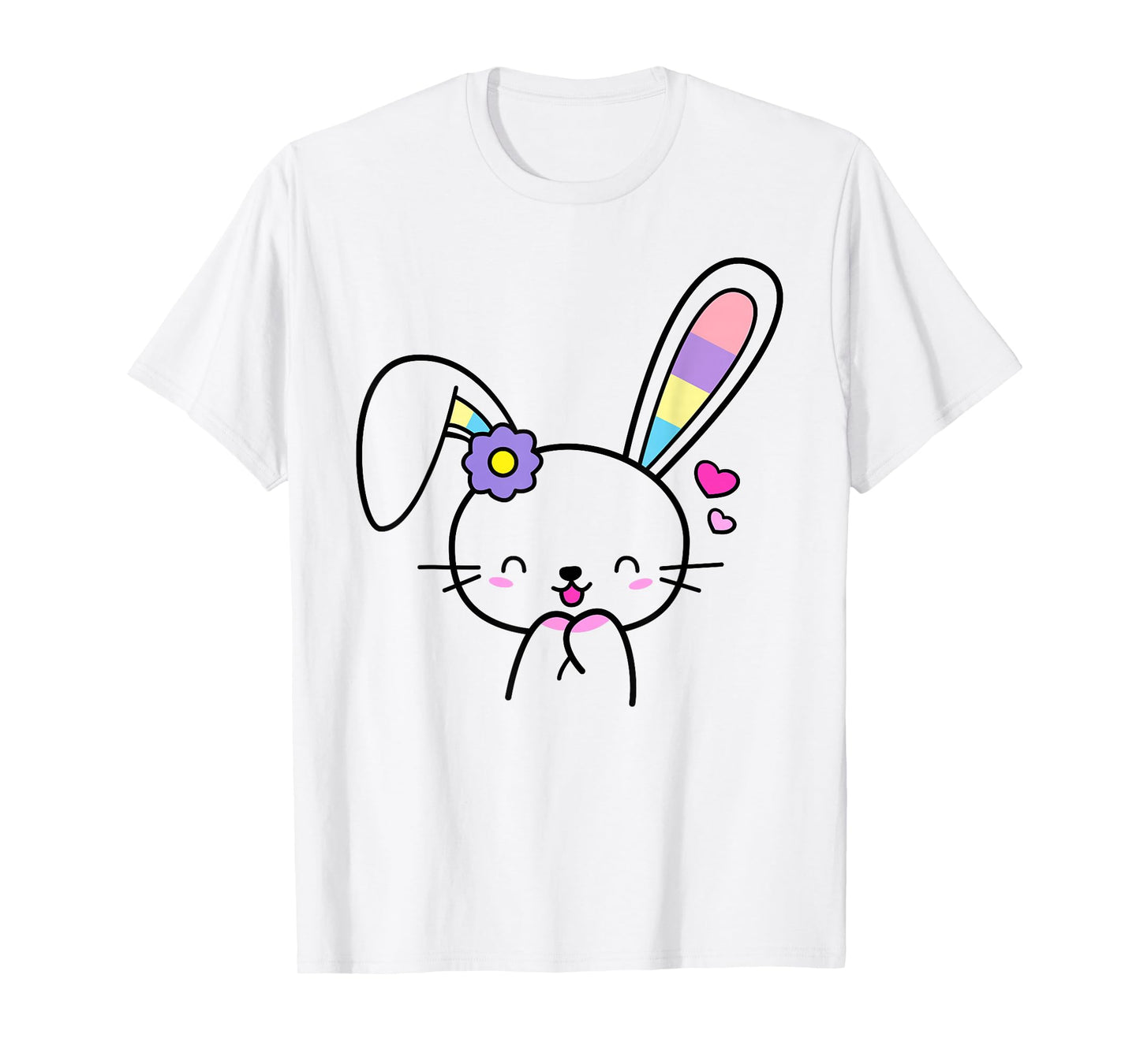 Kawaii Pink Pastel Bunny Decora Fairy Kei Japanese Aesthetic T-Shirt