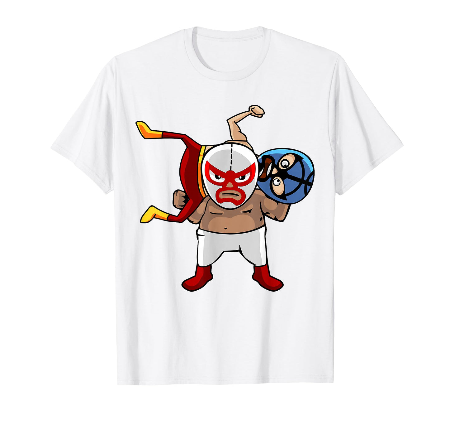 Cool Mexican Wrestling Lucha Libre Mask - Retro Legend T-Shirt