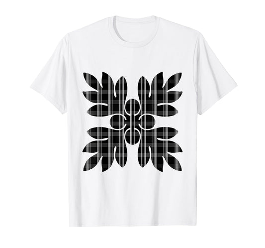 Black Palaka Ulu T-Shirt