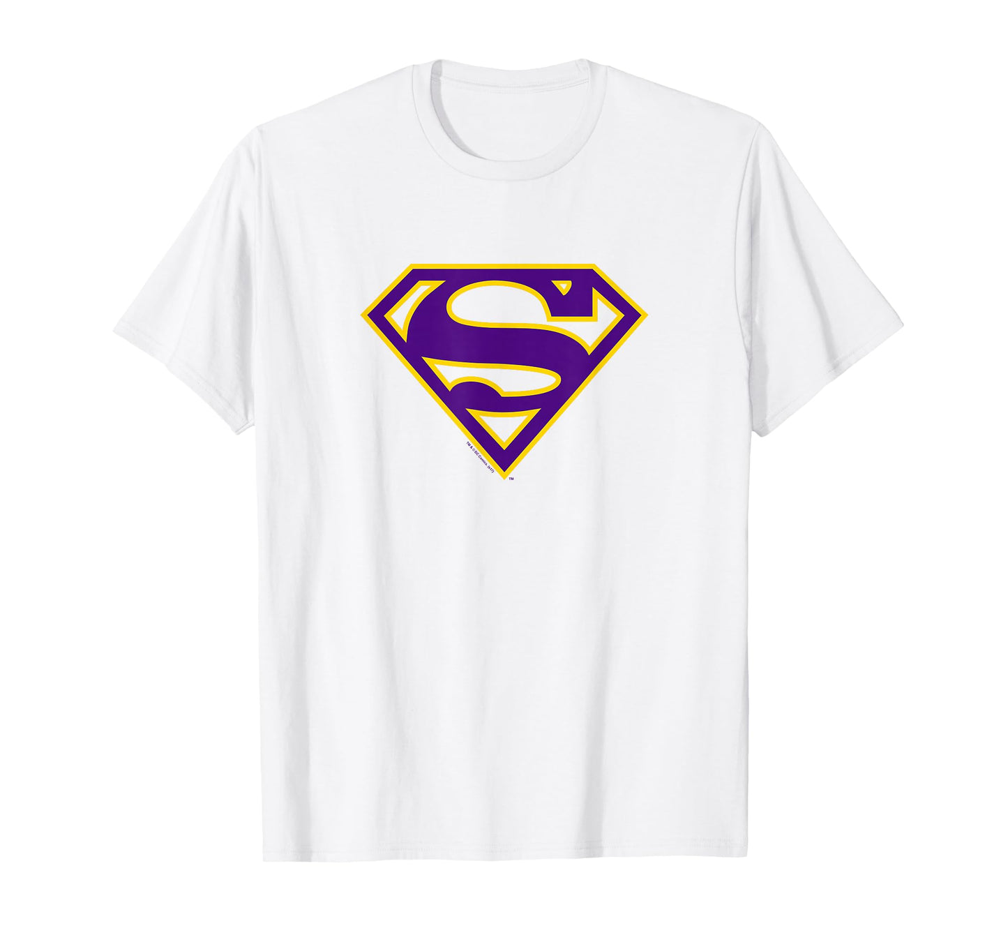 Superman Purple & Gold Shield T-Shirt
