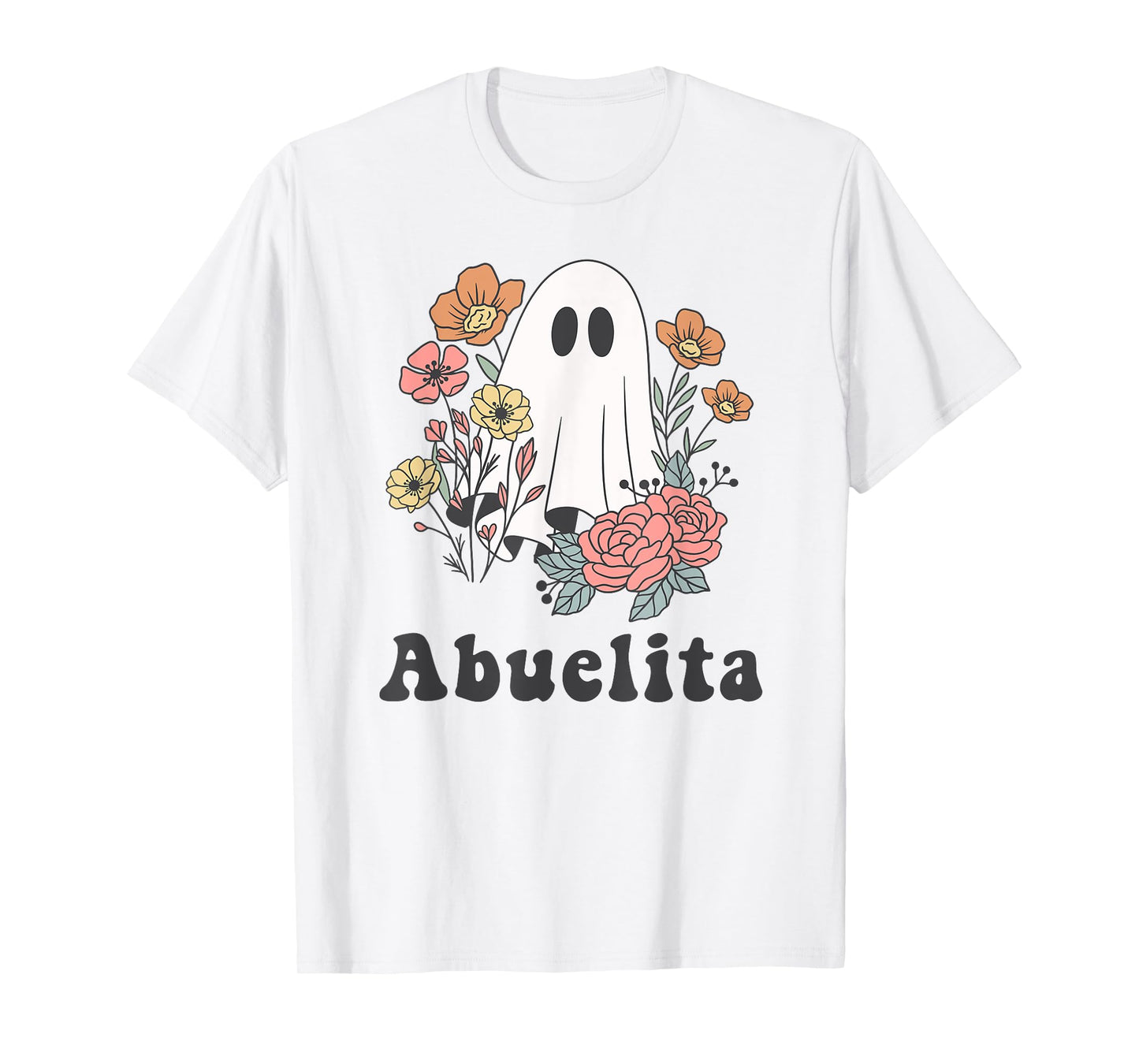 Abuelita Abuela Halloween Cute Ghost Autumn Fall Spooky T-Shirt