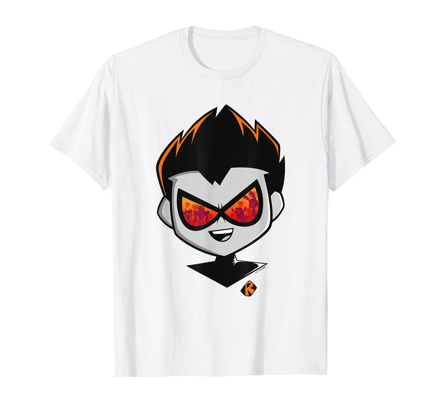 Teen Titans Go! To The Movies Retro Robin Hollywood Big Face T-Shirt