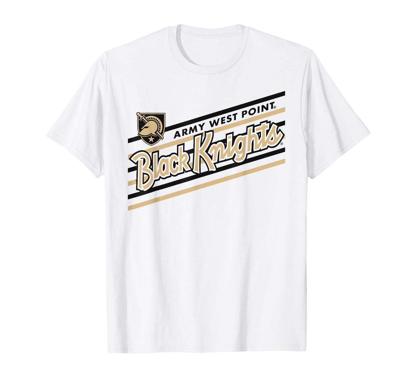 Army Black Knights Retro Performer Gray Officially Licensed T-Shirt