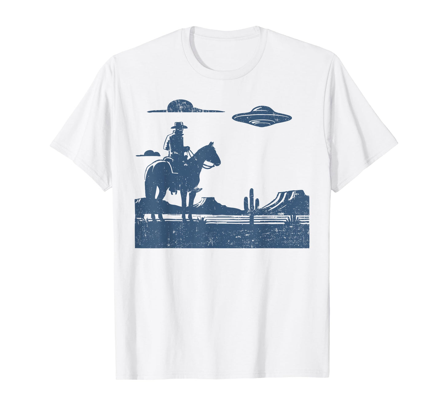 Western Cowboy UFO vintage T-Shirt