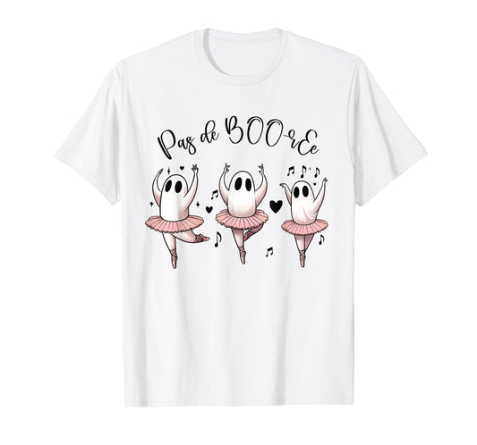 Ghost Pas de BOO-rée Ballet Dance - Halloween Ballerina T-Shirt