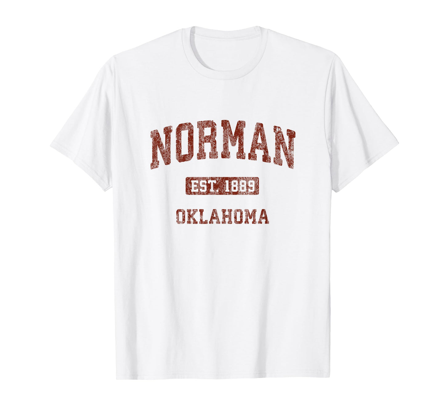 Norman Oklahoma OK Vintage Athletic Sports Design T-Shirt