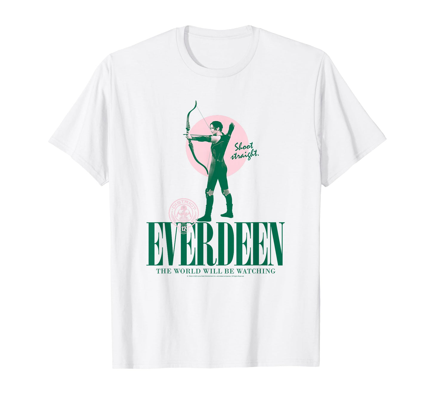 The Hunger Games Shoot Straight Katniss Everdeen Movie T-Shirt